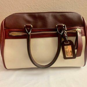 Maroon & Cream Purse